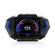 OBD2 GPS HUD Car Speedometer Digital Head Up Oil Temp Turbo RPM Alarm Display (for: Kia)