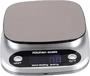 MAGICLULU 5kg/0.1g High Precision Rechargeable Kitchen Scale Stainless Steel Essential Tool for Cooking Baking