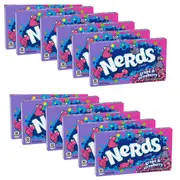 Nerds Candy Strawberry And Grape141g Theatre Box - 12 Pack American Candy