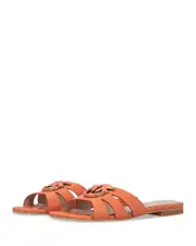 Pinko Women's Marli 09 Leather Slide Sandals