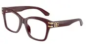 Dolce & Gabbana DG3419 3091 Women’s Glasses Burgundy Size 54 - Private Health Rebate - Blue Light Block Available