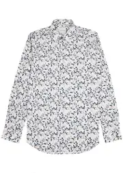 Paul Smith Floral-print Cotton Poplin Shirt - White - 38 (C15 / S) 38 (C15 / S)