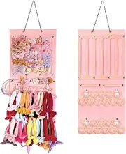 AODESAI Headband Holder for Baby Girl,Bow Rack for Baby ,Bow Holder for Girls Hair Bows, Bow Holder, Baby Girl Bow Organizer,Headband Holder Hair Clips Organizer Wall Hanger for Decor(B)
