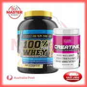 MAX'S 100% PURE WHEY PROTEIN 2.27Kg + Creatine Monohydrate 400g Stack