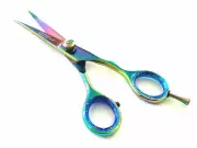 5.5" Barber Hair Cutting Grooming Trimming Scissors Shears Multi Color Titanium