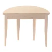 1/12 Dollhouse Miniature Wooden Half Round Table Model Furniture Accessori-ml CR