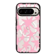 Google Pixel 9 Pro Impact Magnetic Case Pink Stars