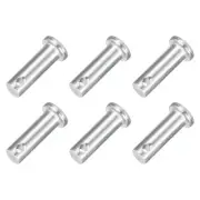 6Pcs 5/16" x 1" Single Hole Clevis Pins, 304 Stainless Steel Flat Head Pins