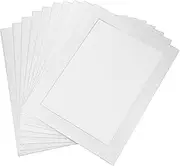 Cabilock 10 Pcs Cardboard Picture Frame Paper Multiple Photo Mat Board Color Frame Mat Picture Frame Collage Matte Board Picture Display Collage Wall Decor Picture Frames Mats Boards Silver