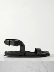 TOTEME - Leather Sandals - Black - IT40