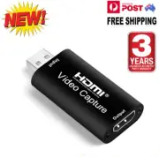 HDMI USB 2.0 Capture Card HD 1080p Streaming Video Audio DSLR Gaming