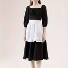 European Style Waist Apron Anti-fouling Work Apron New Kitchen Apron