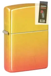 Zippo 48512 Ombre Orange Yellow 540 Fusion Lighter + FLINT PACK