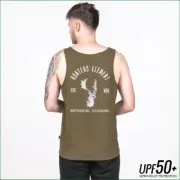 HUNTERS ELEMENT CROAKER SINGLET KHAKI M