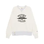 [Champion] Champion Appliqué-detail Sweatshirt S NEUTRALS/GREY