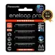 黑鑽款 Panasonic eneloop PRO 2550mAh 低自放3號充電電池BK-3HCCE(4顆入)