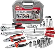 Hi-Spec 67Pc Metric Auto Mechanic Tool Set, Motorcycle & Car Toolkit, Auto Repair Toolset with Pliers, Screwdriver Set, Socket Kit & Tool Box Storage Case for Cars, Trucks, Boats RVs & Jeeps