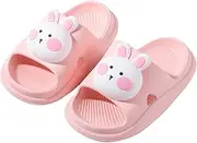 [Knemksplanet] Toddler Boys Girls Slippers Bunny Unicorn Pillow Sandals Summer Quick Dry Bathroom Slides Beach Water Non-Slip Kids Shower Shoes