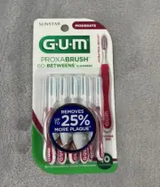 Gum Proxabrush Go-Betweens Cleaners Moderate 10 Each