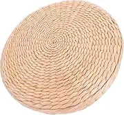 Japanese Style Straw Futon Cushion Natural Woven Grass Mat for Meditation Chanting Tea Ceremony Home Decor 30cm