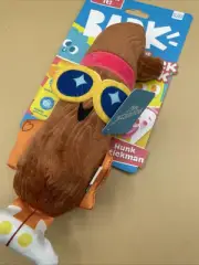 Dog Squeaky Barkbox Toy ( THE SNACK PACK ) Hunk Stickman NEW!!