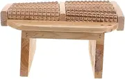 EXQUIMEUBLE Ergonomic Massage Stool for Bathroom Foot Baths Durable Design Non Slip Entryway Footrest for Saunas Steam Rooms Versatile Shower Accessories High