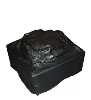 Fire Sense 02056 Outdoor Square Fire Pit Vinyl Cover Patio Heaters Heavy Duty 10