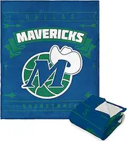 Northwest NBA Dallas Mavericks Silk Touch Sherpa Throw Blanket, 50" x 60", Hardwood Classics