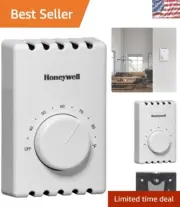 UL Listed 4-Wire Manual Thermostat - Controls Electric Baseboard Heaters