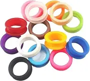 14 Pcs Soft Silicone Scissors Finger Rings Grips Shears Thumb Inserts Dog Grooming Scissors Ring Finger Protector for Barber Hair Cutting Scissor Accessories