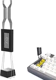 Keycap Puller - Key Cap Remover | Keyboard Pull | Keycap Puller for Mechanical Keyboard | Stainless Steel Black Keycap Removal Tool Expert Double-Ended Wire Puller,