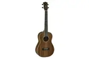 Tiki '9 Series' Koa Solid Top Electric Baritone Ukulele with Hard Case (Natural Satin)
