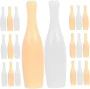 GANAZONO Mini Bowling Pins Set 20pcs Plastic Bowling Balls Pins for Boys and Girls Parties Social Gatherings