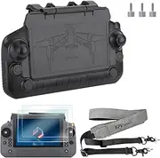 FPVtosky 3-IN-1 DJI RC Plus Protective Cover Sun Hood + RC Plus Screen Protector + RC Plus Lanyard Bundle, Compatible with DJI Inspire 3/ DJI Agras T20P T25 T40 T50/ Matrice M30 M30T /Matrice 350 RTK