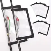 Fishing Lure Wraps 10 Packs Durable Clear PVC Lure Covers Keeps Fishing Safe