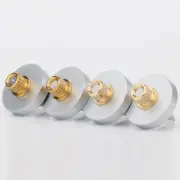 4PCS Aluminum Speaker Spike Isolation Feet Cone Turntable Amplifier Stand New