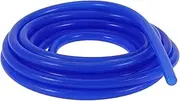 X AUTOHAUX Silicone Vacuum Tubing Hose Automotive Vacuum Line High Temperature 15Ft 1/4" 6mm ID 2.5mm Thickness 1 Pcs Blue 130PSI Max Pressure