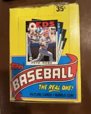 1986 Topps Baseball Cards Wax Box of 36 Unopened Packs - Factory Sealed Box.
