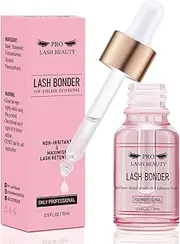 PRO Lash Bonder for Eyelash Extensions Reusable Super Bonder Glue Accelerator Lash Extension Longer Retention Waterproof Oil-Proof Special Dropper Design for Dose Control 15ml Reusable Bonder