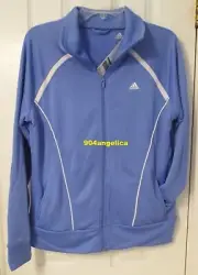 Adidas Women's Full Zip Climalite Jacket Neon Large NWT