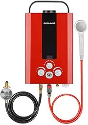 [GASLAND] Portable Gas Hot Water Heater Outdoor Camping Instant RV Shower Red