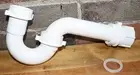 Waterway MFG 1 1/2" P Trap W/ Threaded Adapter #3104 White PVC