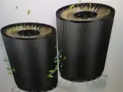 2 Pack Air Purifiers for Home Bedroom up to 690ft², H13 True HEPA Filter