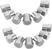 GANAZONO 20PCS Stainless Steel Tire Valve Stem Caps Air Caps for Cars Trucks Durable Covers Protect Valve Cores From Dirt Debris Versatile Fit for Long Term Use