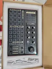 Bluetooth Live Sound Card Audio Mixer Board Microphone Interface 4-Voice Changer