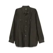 [Needles] Needles Embroidered-logo Shirt M GREY