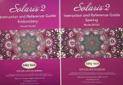 Baby Lock Solaris 2 BLSA2 Sewing & Embroidery Manual CLOTH BOUND 2 Book Bundle