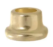 B&P Lamp 1/2" Stamped Steel Neck, Brass Plated