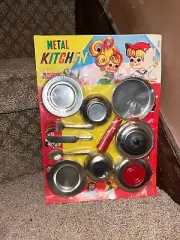 NIP Metal Kitchen Set Kid's Play Set