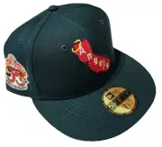 CALIFORNIA ANGELS NEW ERA 59FIFTY HAT CLUB EXCLUSIVE GREEN EGGS AND HAM CAP HAT